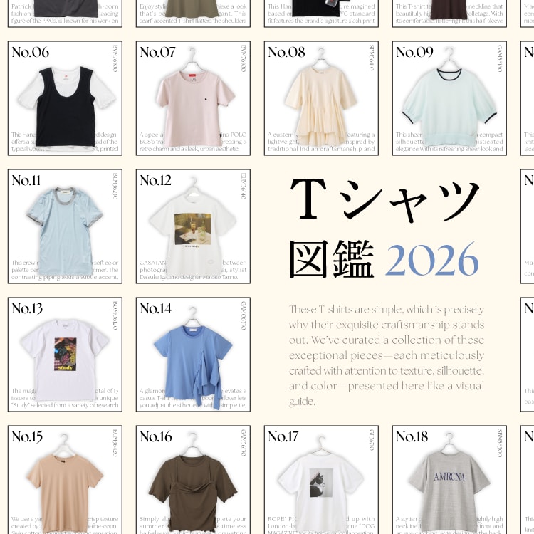 Tシャツ図鑑のメインビジュアル