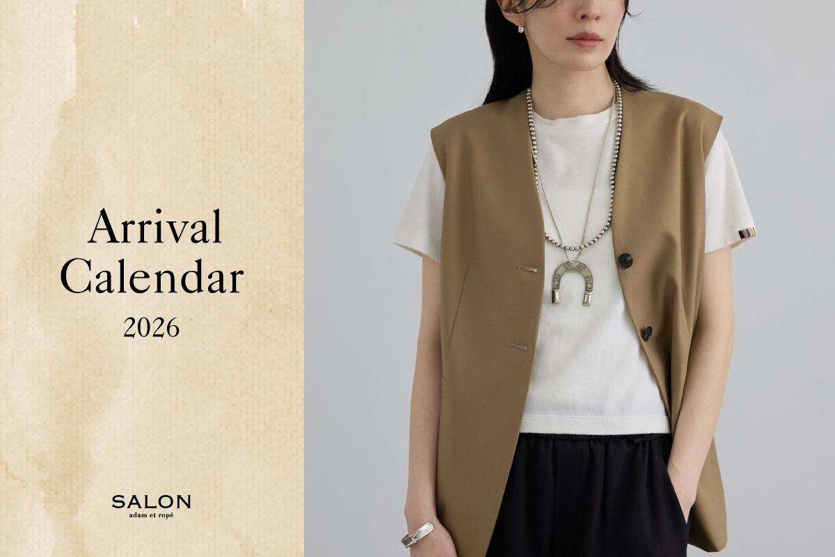 ARRIVAL CALENDAR 2026|SALON adam et ropé | J'aDoRe JUN ONLINE
