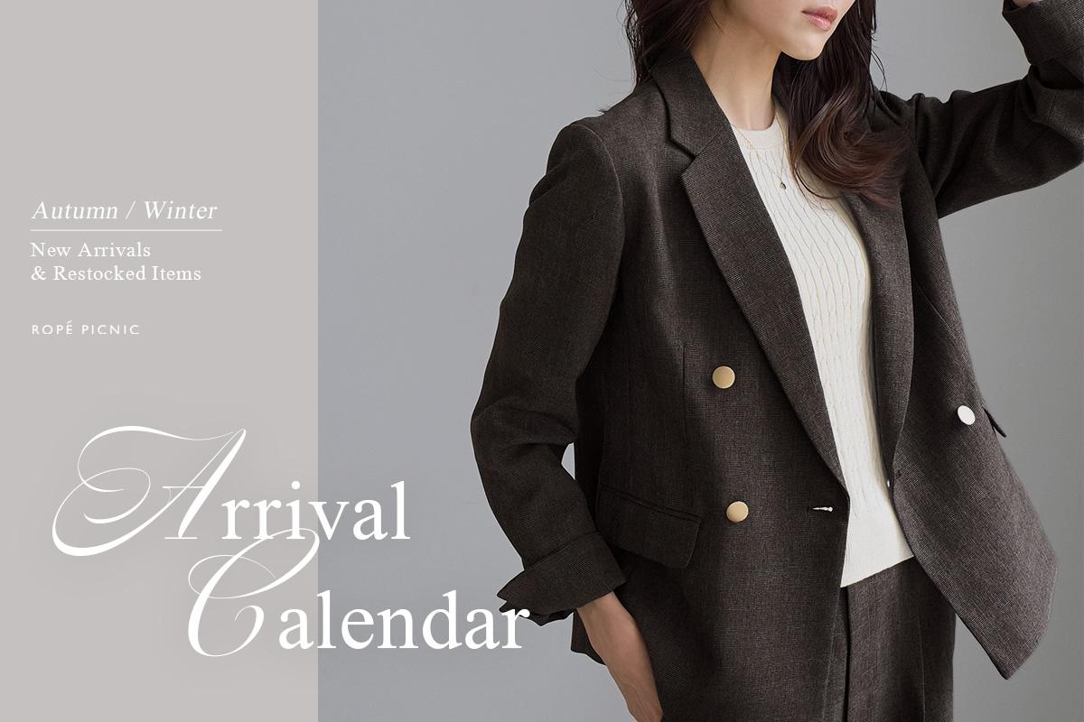 Arrival Calendar｜ROPÉ PICNIC | J'aDoRe JUN ONLINE（ジャドール